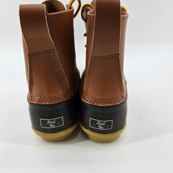 G.H. Bass Catskill Duck Boots Mens Leather Rubber Brown 11 D main image 9